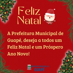 FELIZ NATAL - Prefeitura de Guapé - MG